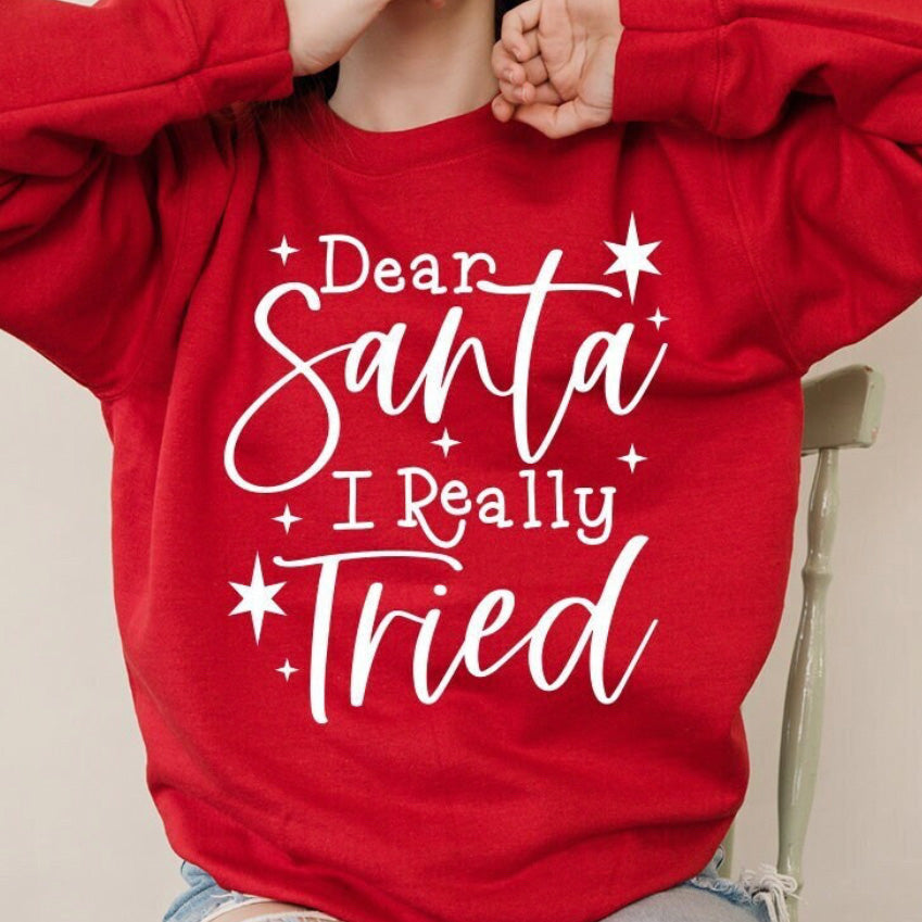 Dear Santa Adult Sweater