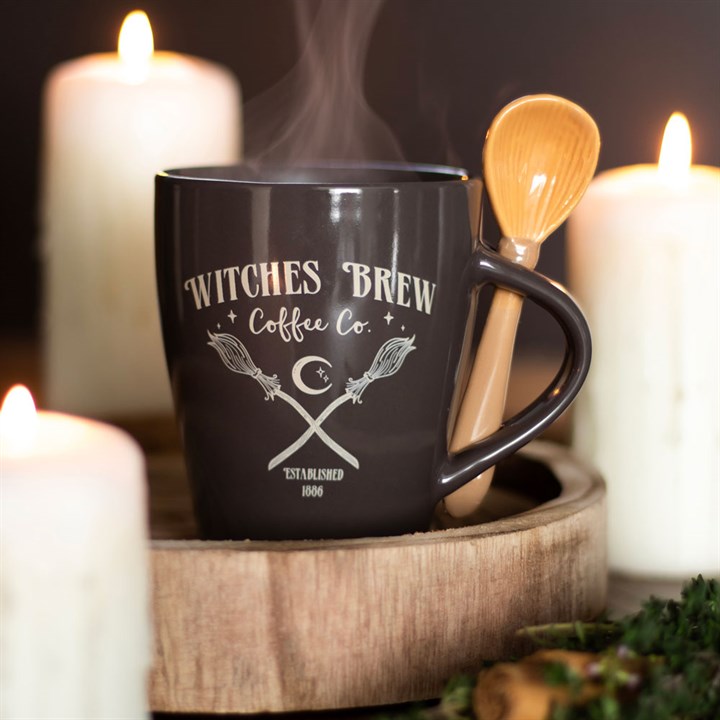 Witches Brew Coffee Mug & Spoon Set