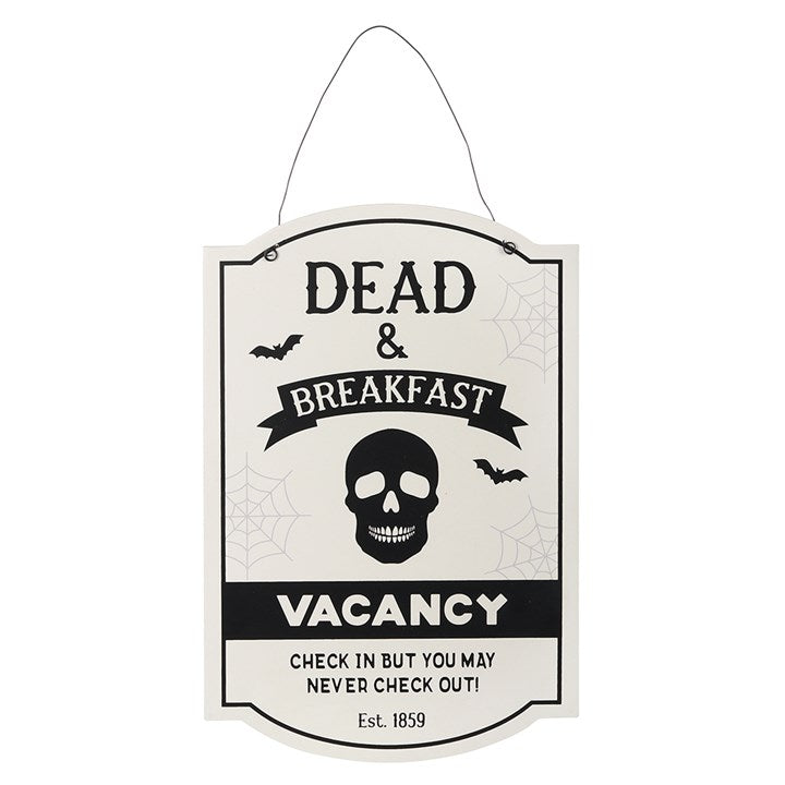 30cm Dead & Breakfast Hanging Sign