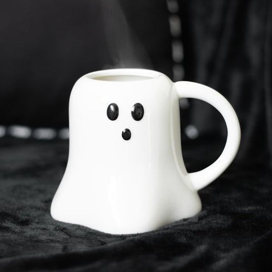 Hey Boo Ghost Shaped Mug
