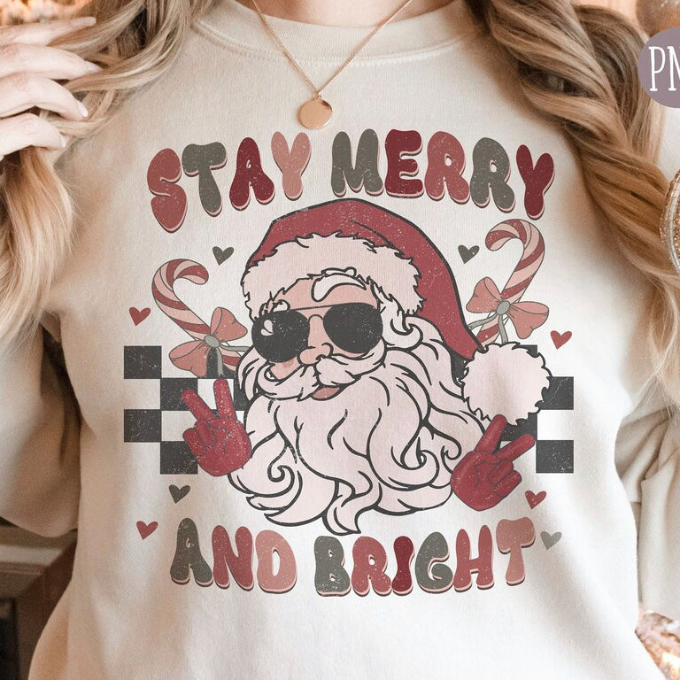 Stay Merry & Bright Adult Sweater