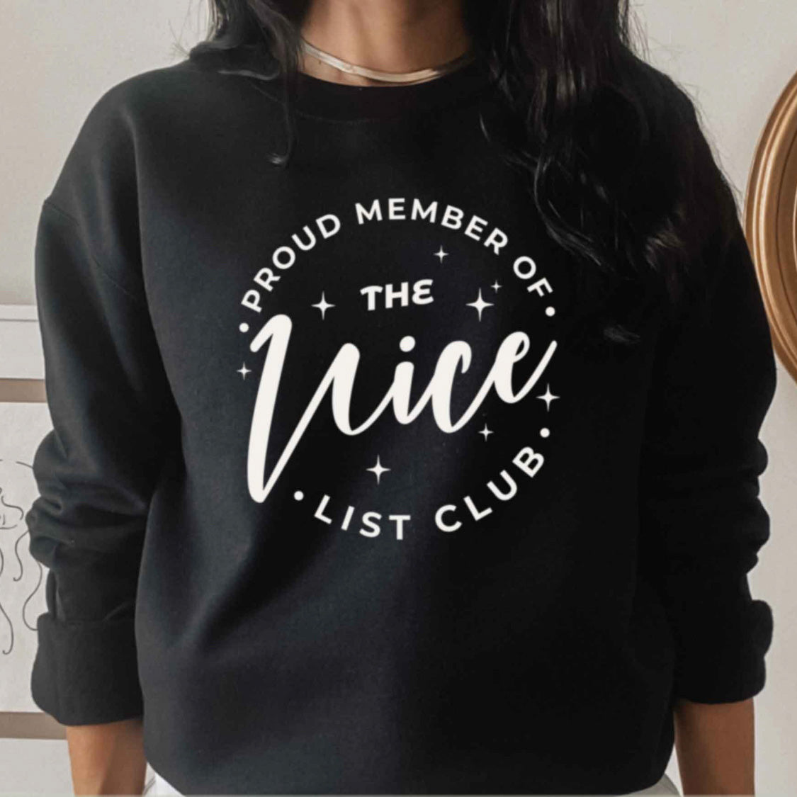 Nice List Member Adult Sweater