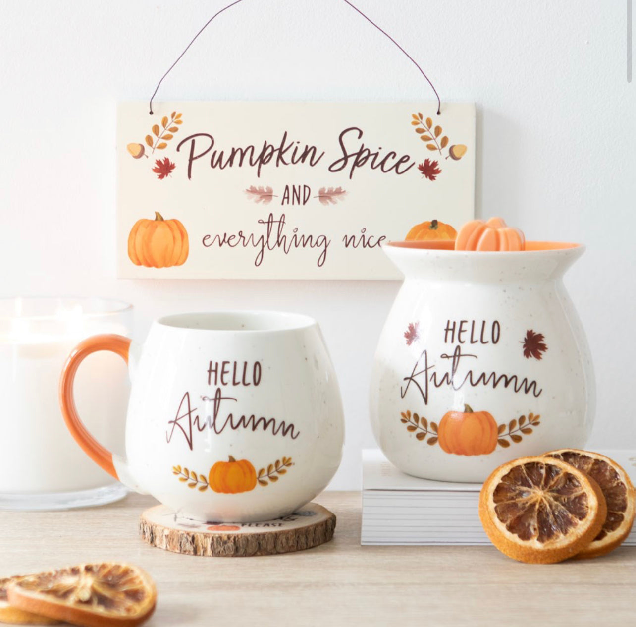 Hello Autumn Rounded Mug