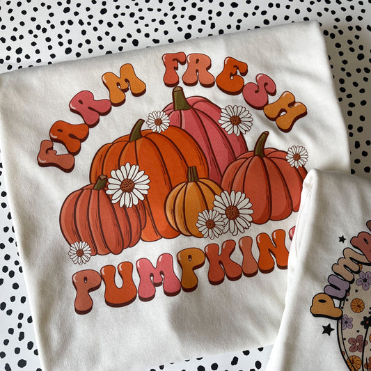 Farm Fresh Pumpkins Kid's T-Shirt