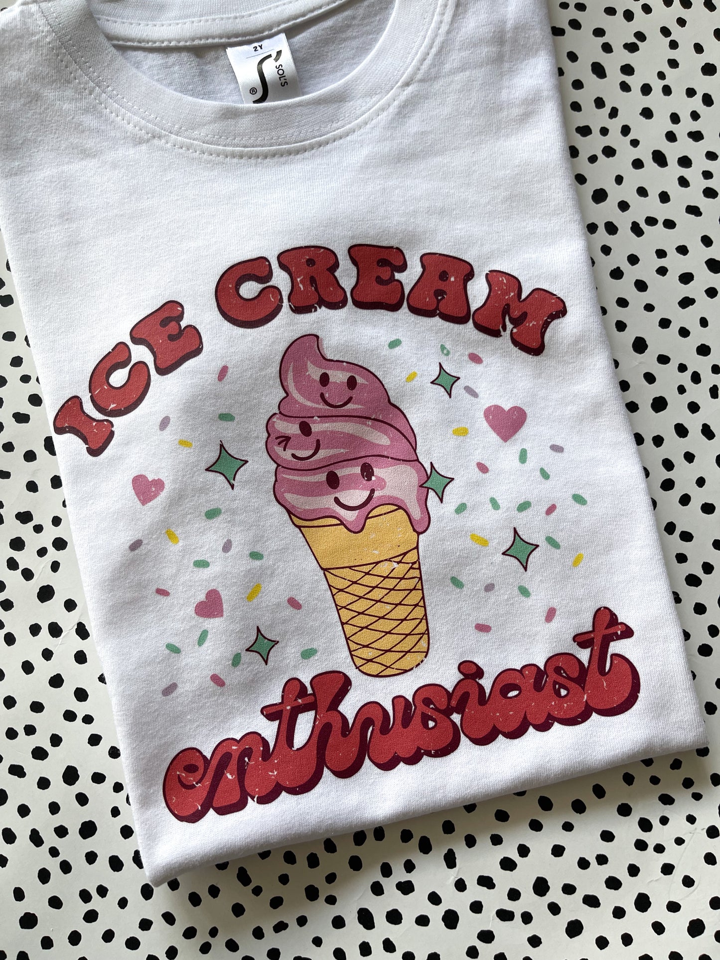 Ice Cream Enthusiast Adult T-Shirt