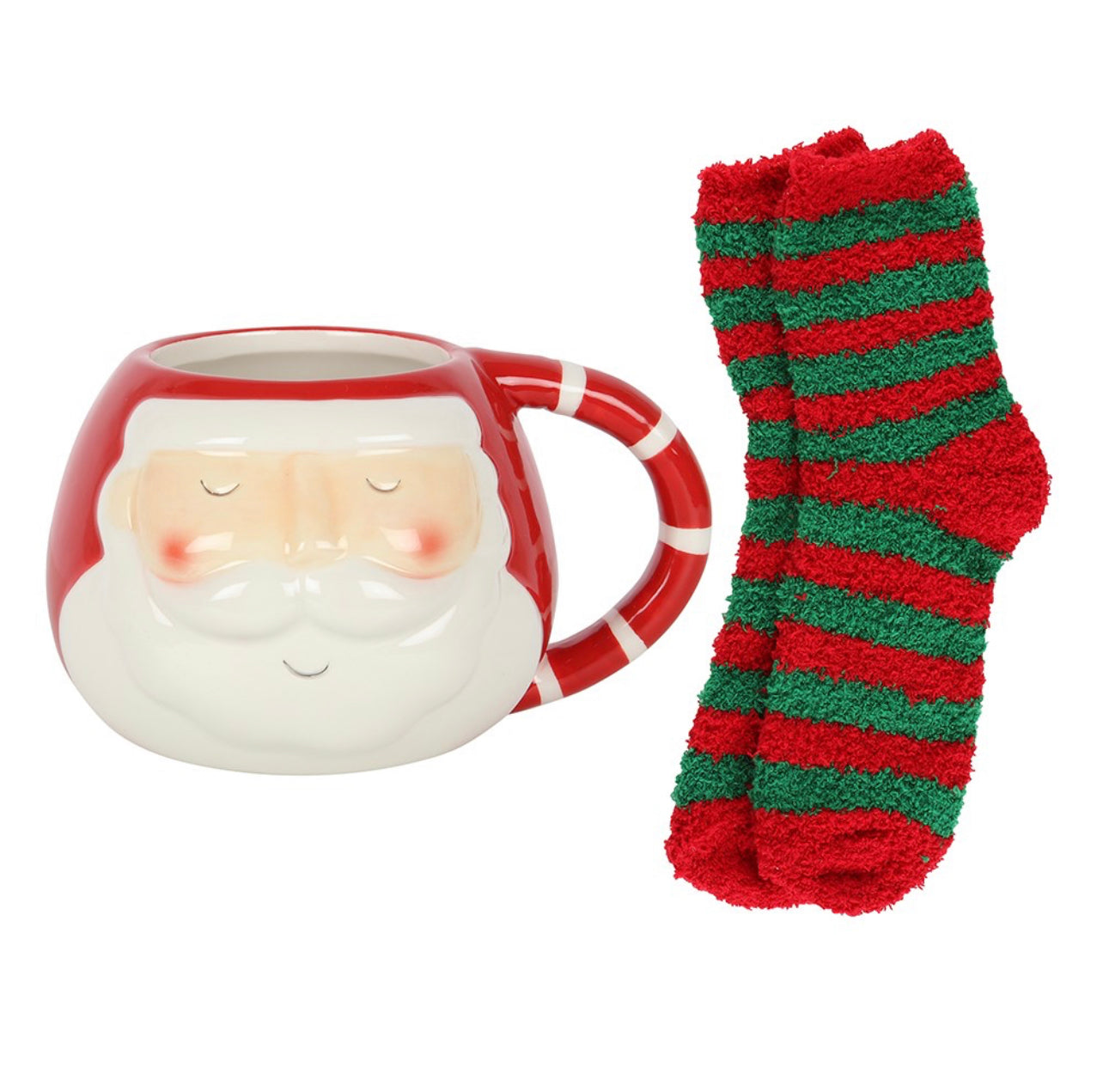 Santa Mug & Socks Set