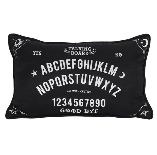 40cm Rectangular Black & White Talking Board Cushion