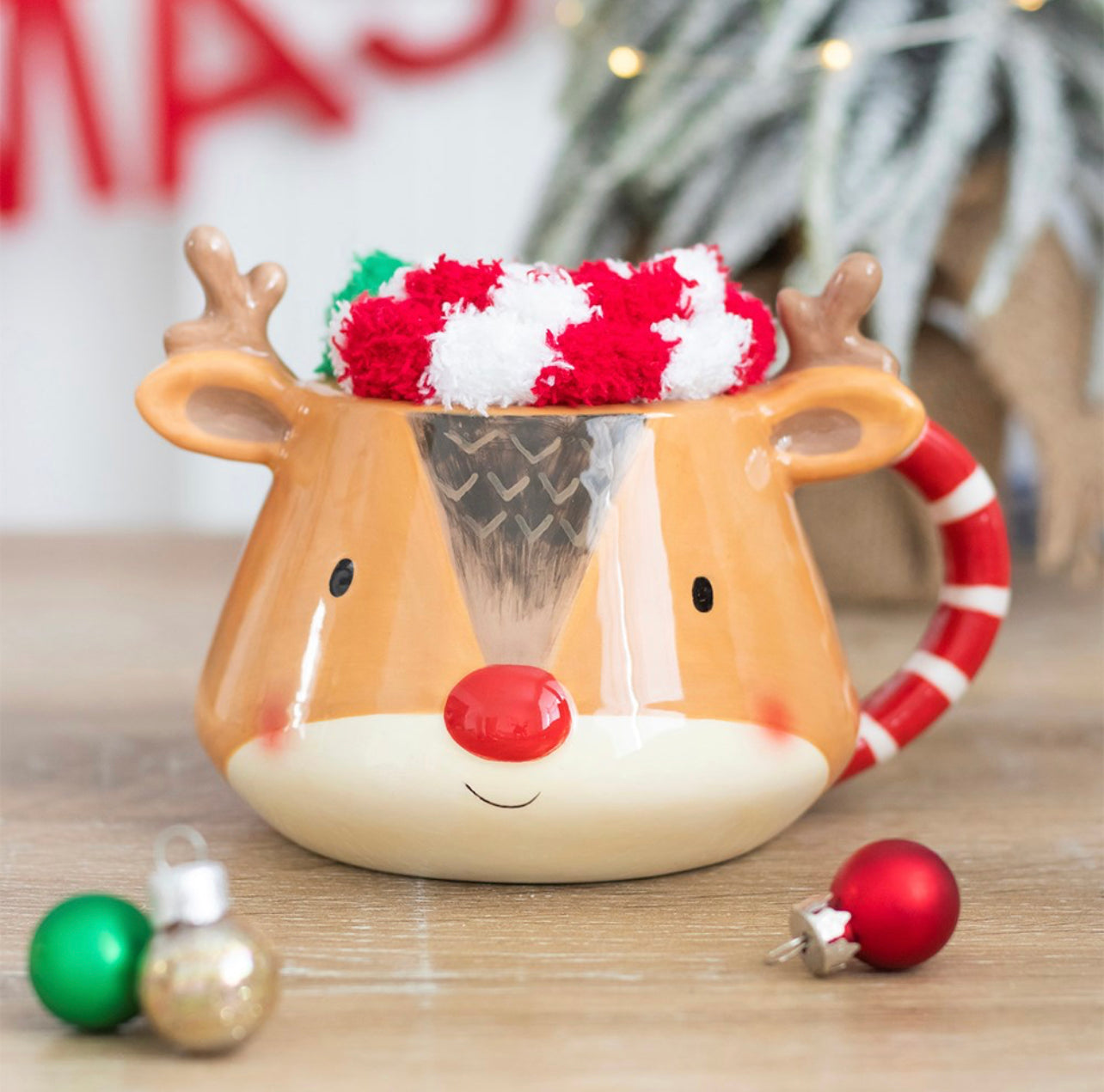 Reindeer Mug & Socks Set