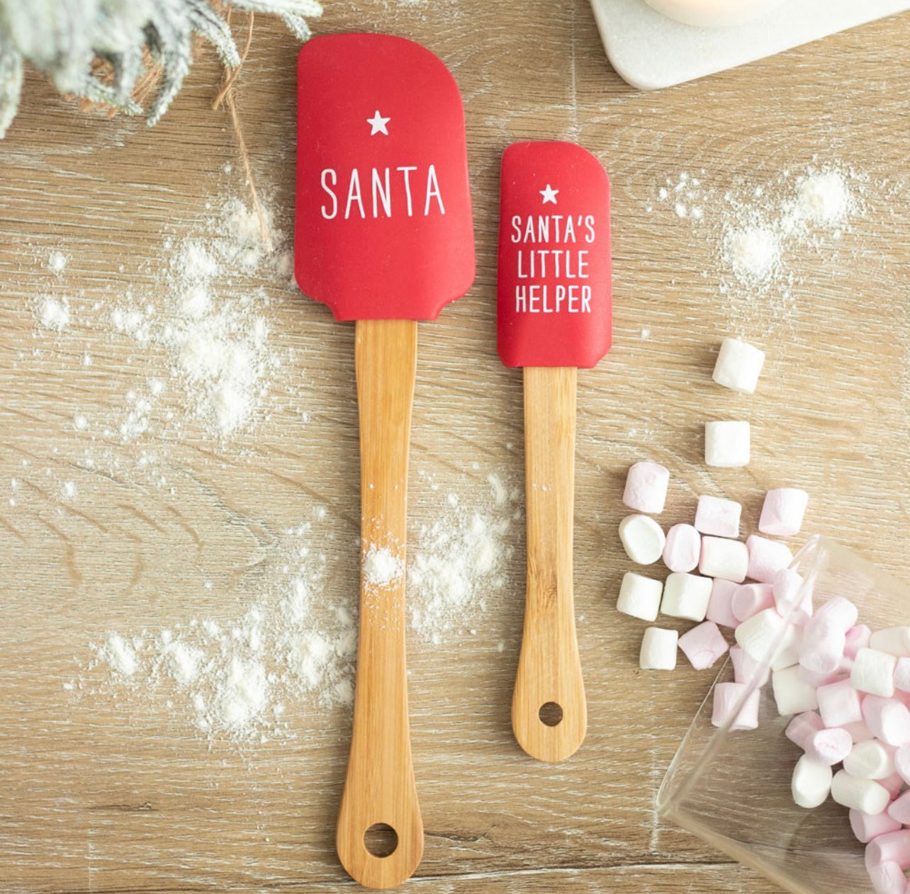 Santa’s Little Helper Silicone Spatula Set