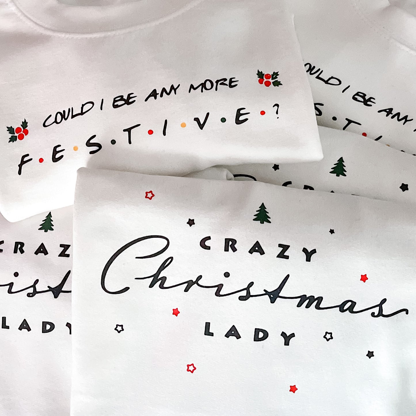 Crazy Christmas Lady Sweater