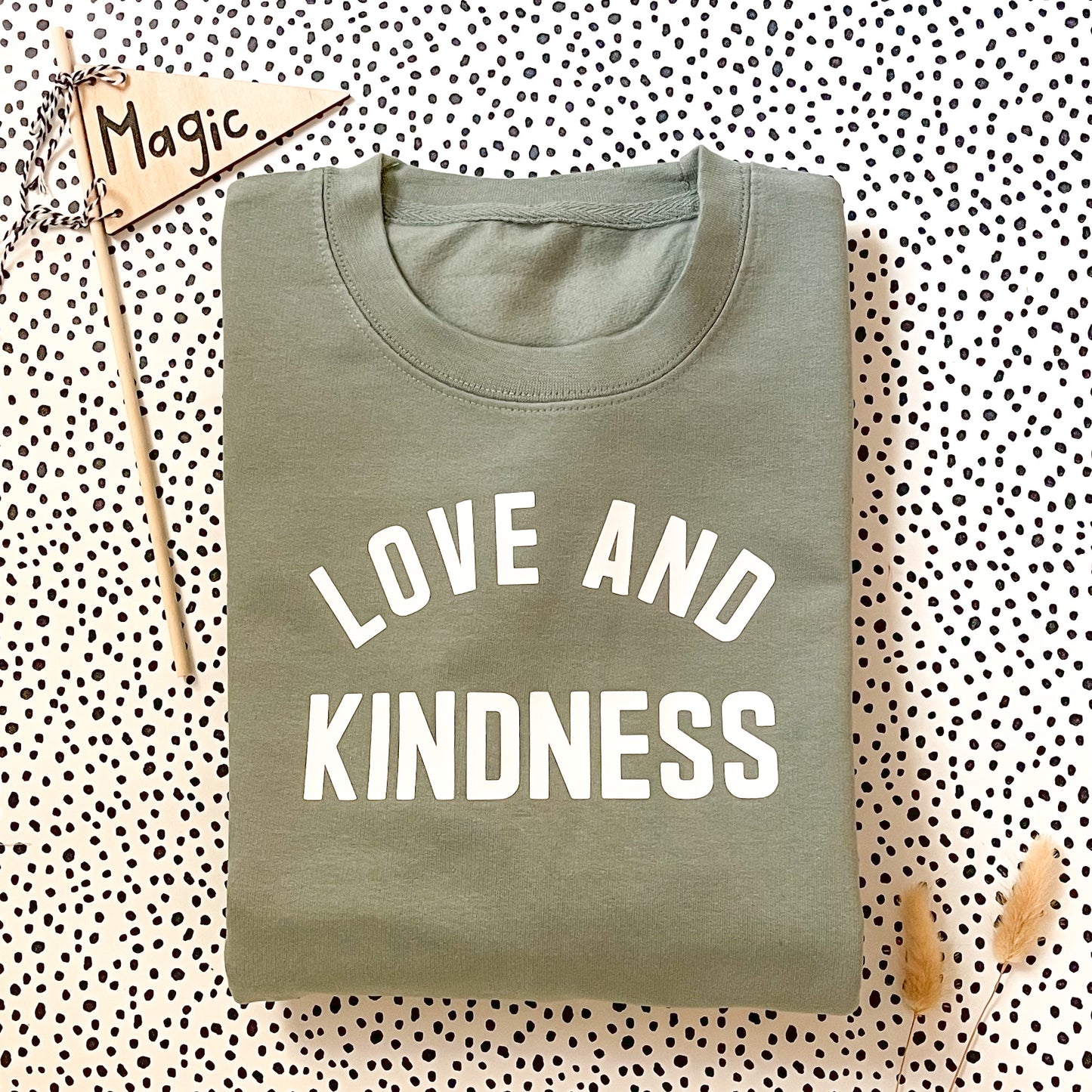 Love And Kindness Sweater (White Vinyl)