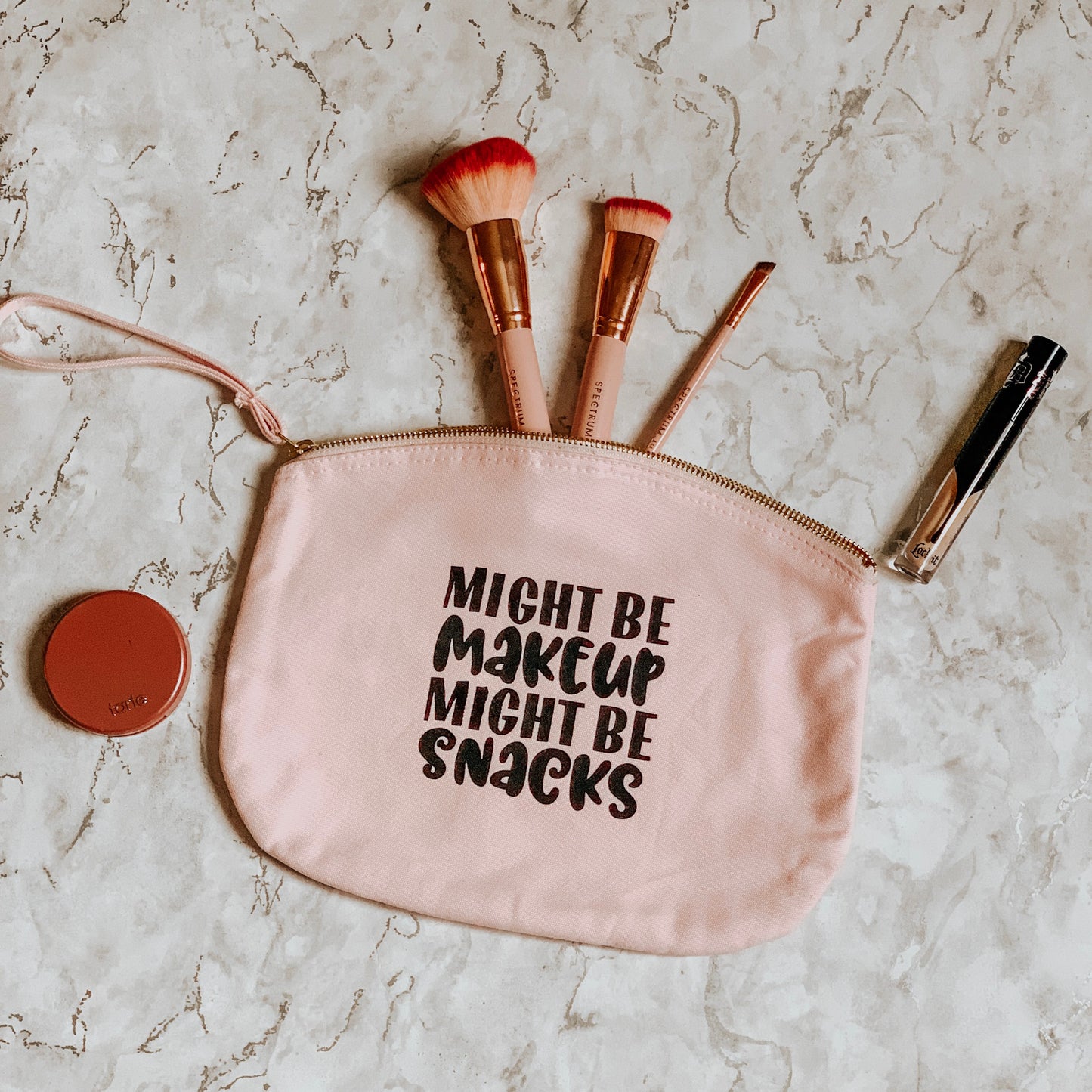 Make Up Or Snacks Cosmetic Pouch